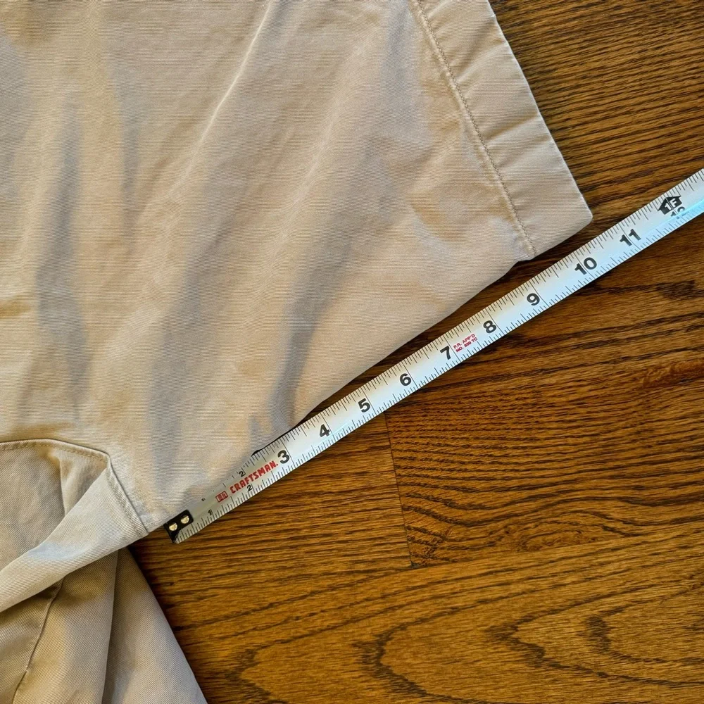 J.Crew Broken-In Chino Shorts Mens 35 Khaki Cotton 10.5”